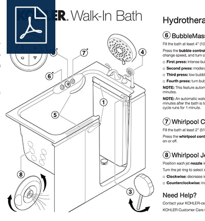 Preview of Walk-In Bath Manual